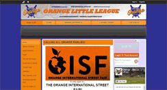 Desktop Screenshot of orangelittleleague.com